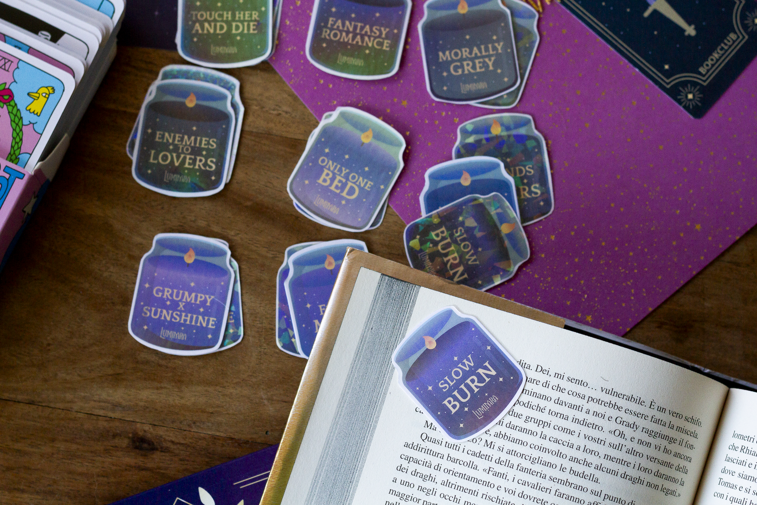 Sticker trope olografici - Set completo