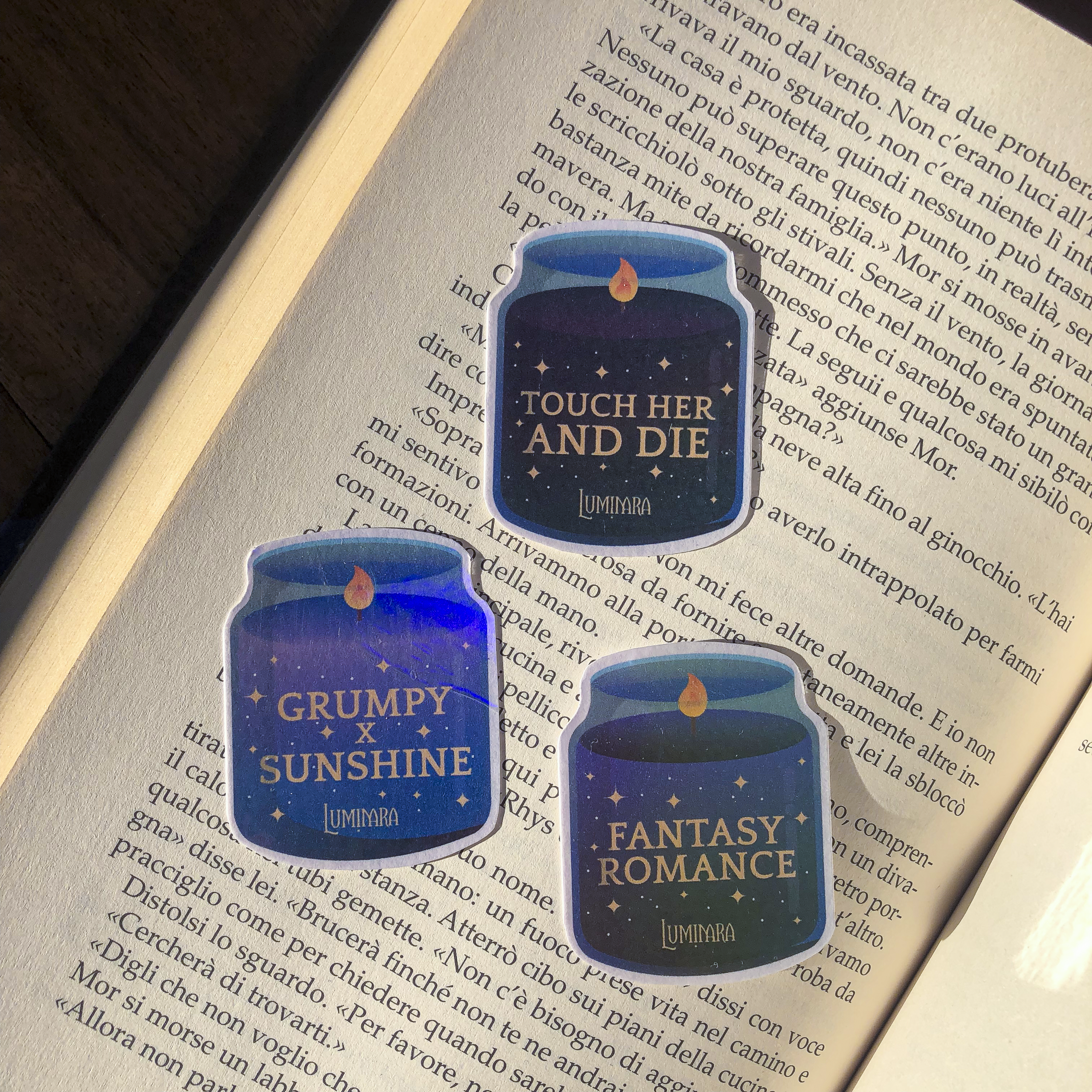 Sticker trope olografici - Set completo