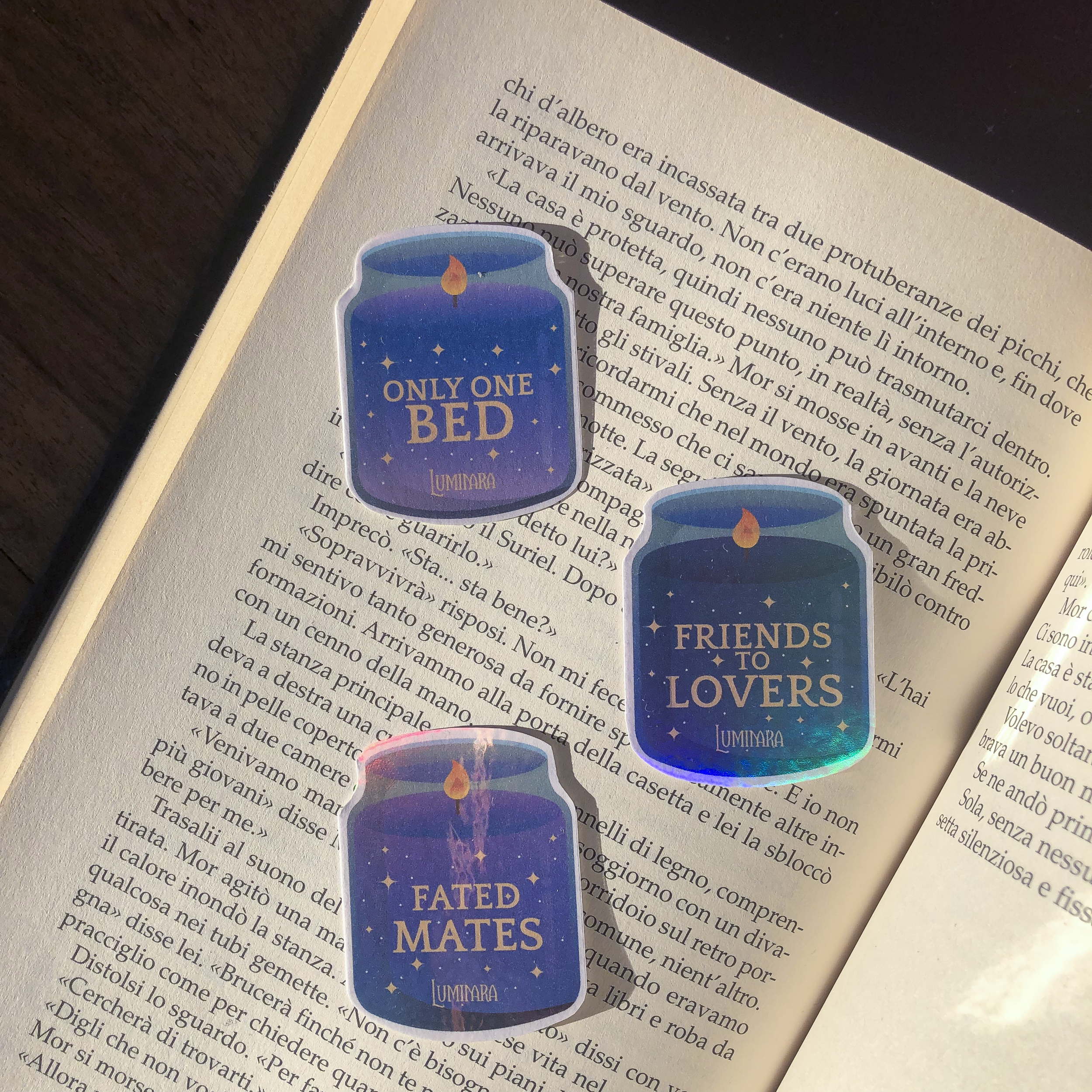 Sticker trope olografici - Set completo